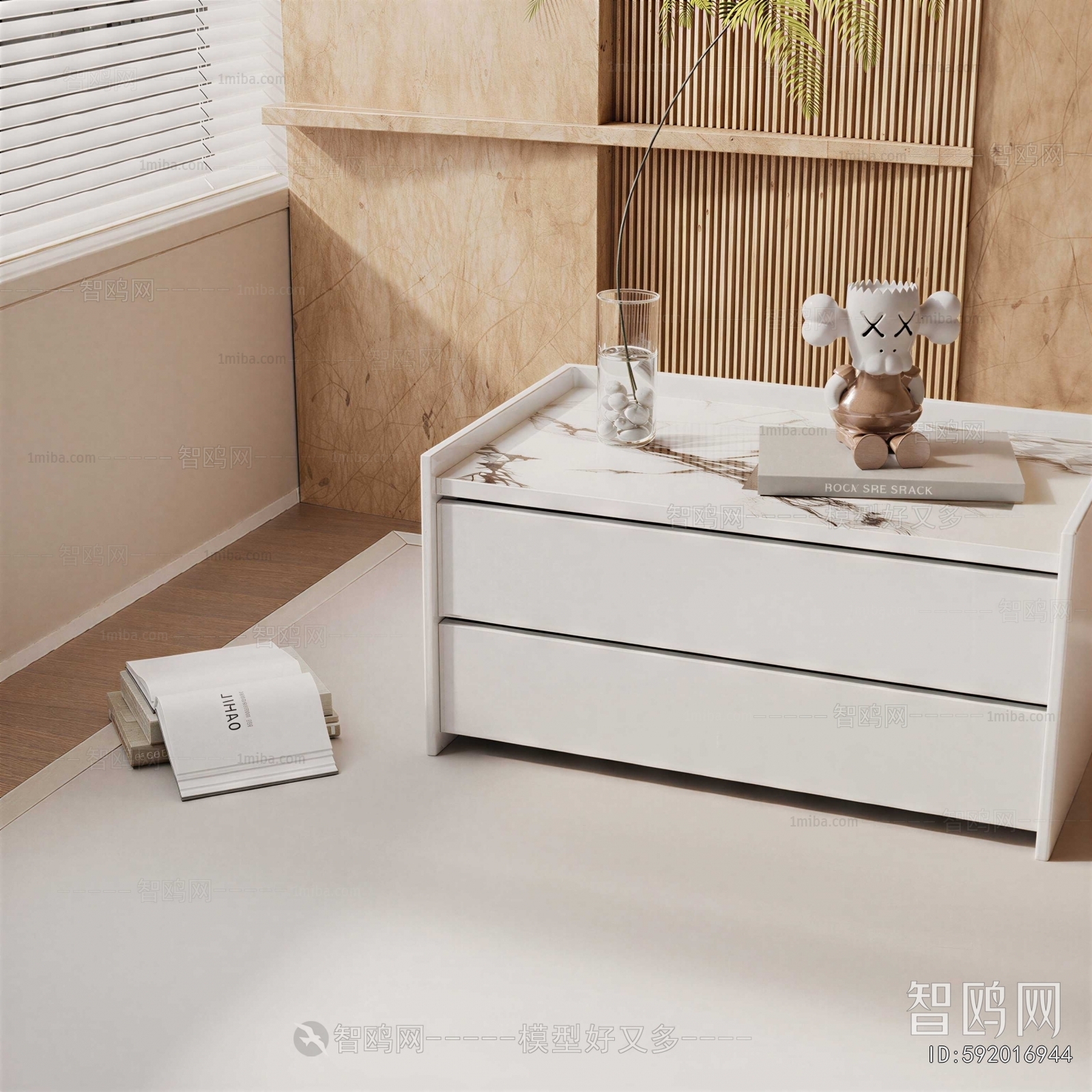 Modern Bedside Cupboard