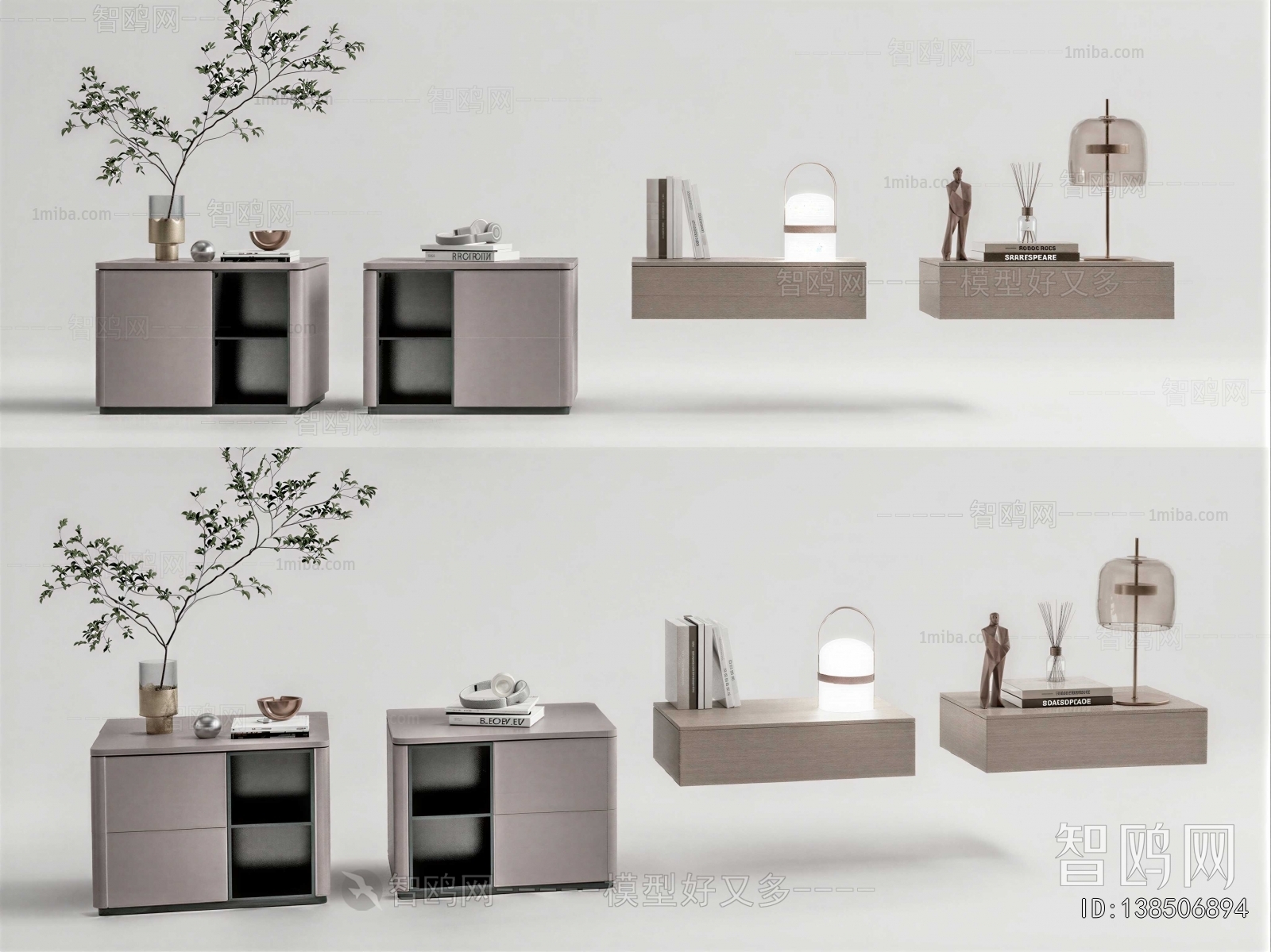 Modern Bedside Cupboard