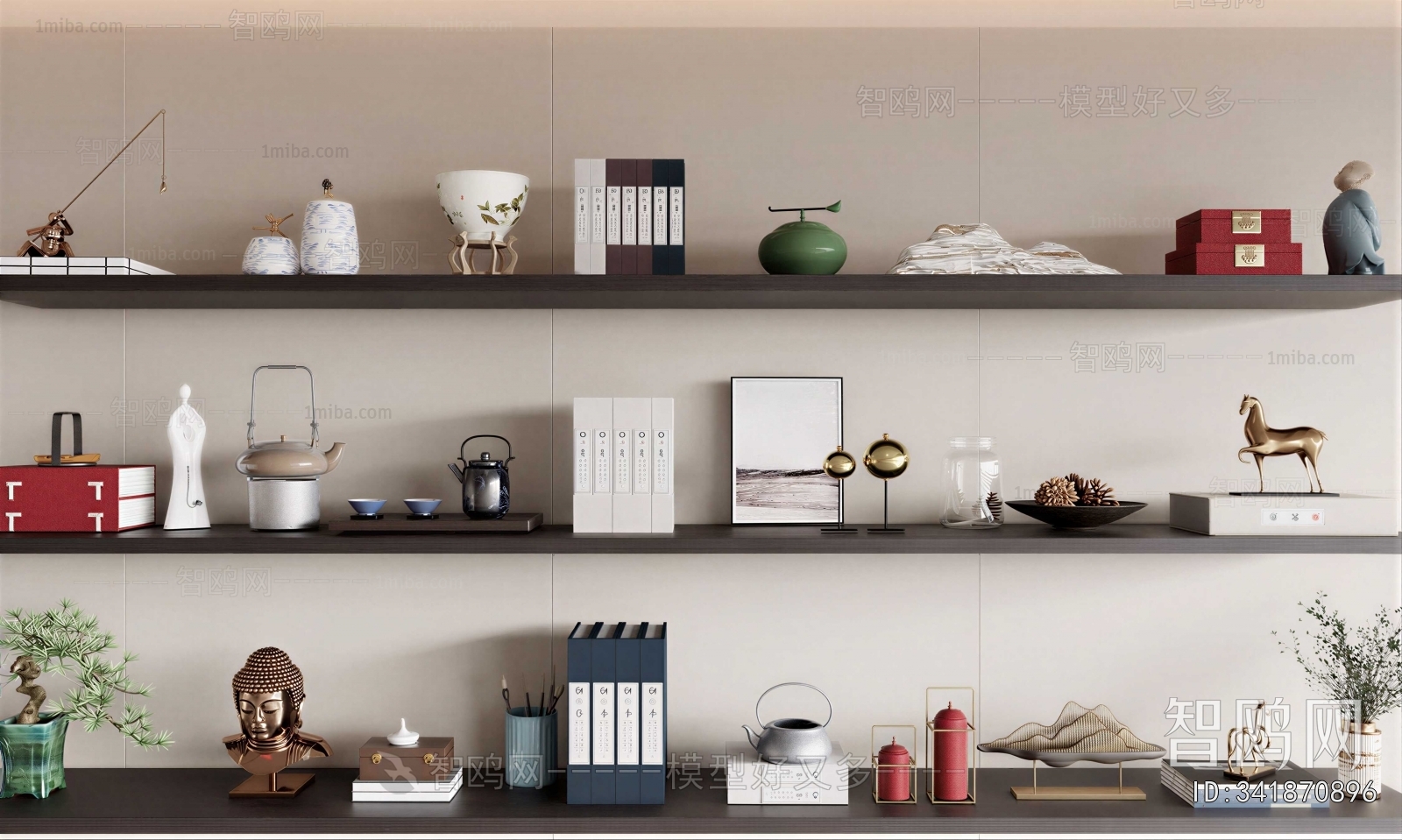 New Chinese Style Decorative Set