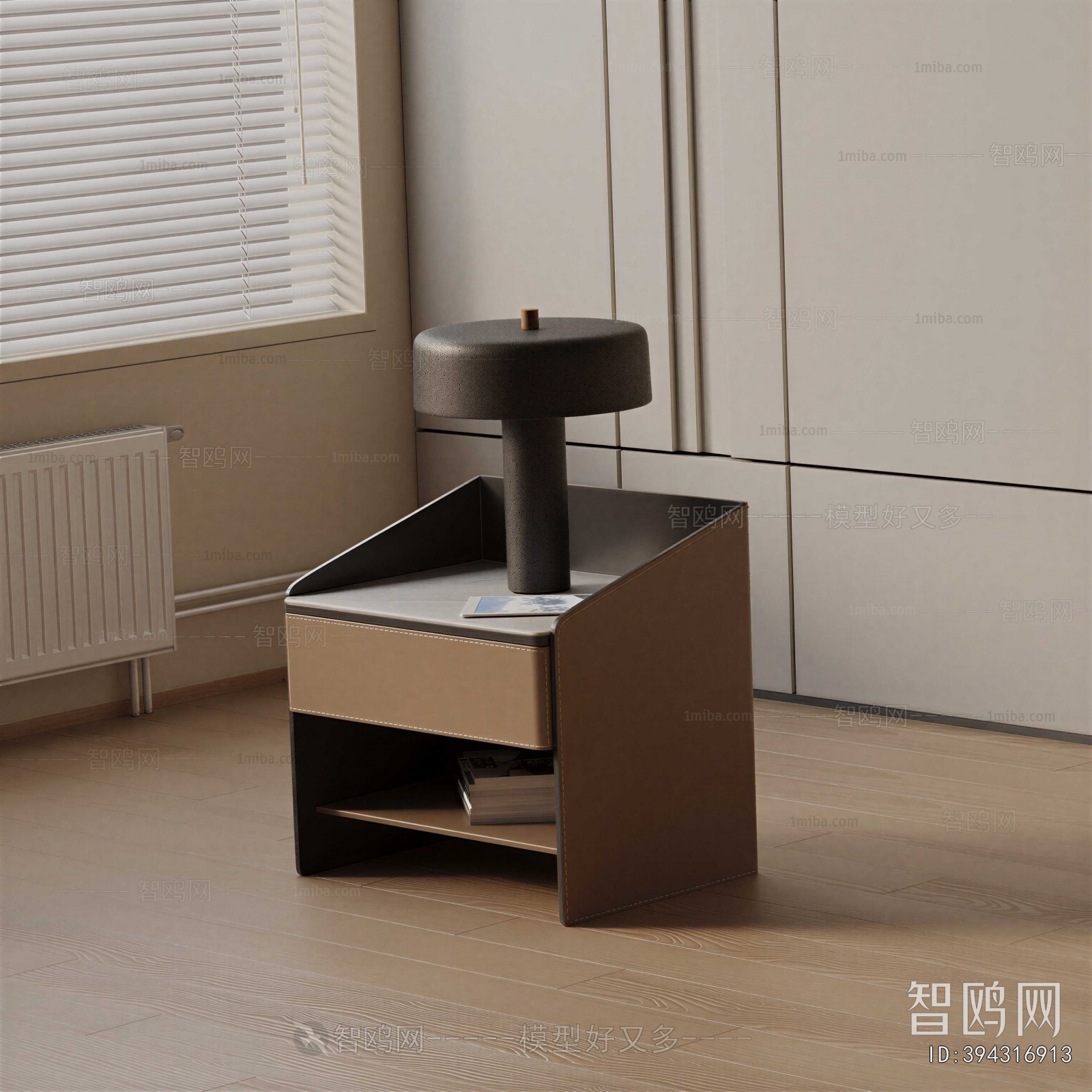 Modern Bedside Cupboard