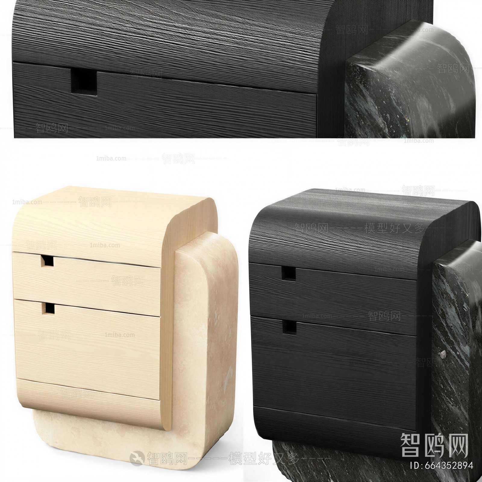 Modern Bedside Cupboard