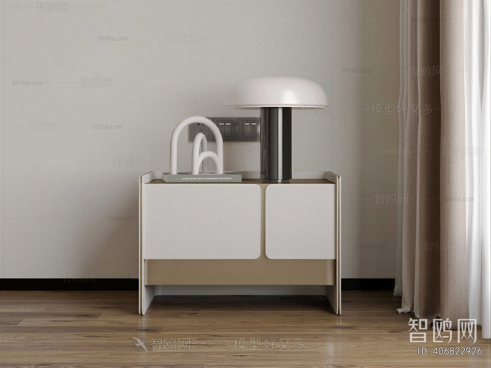 Modern Bedside Cupboard