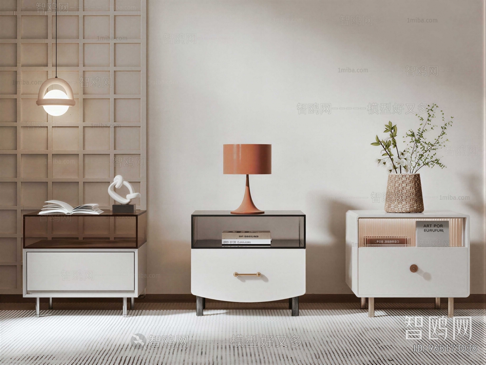 Modern Bedside Cupboard