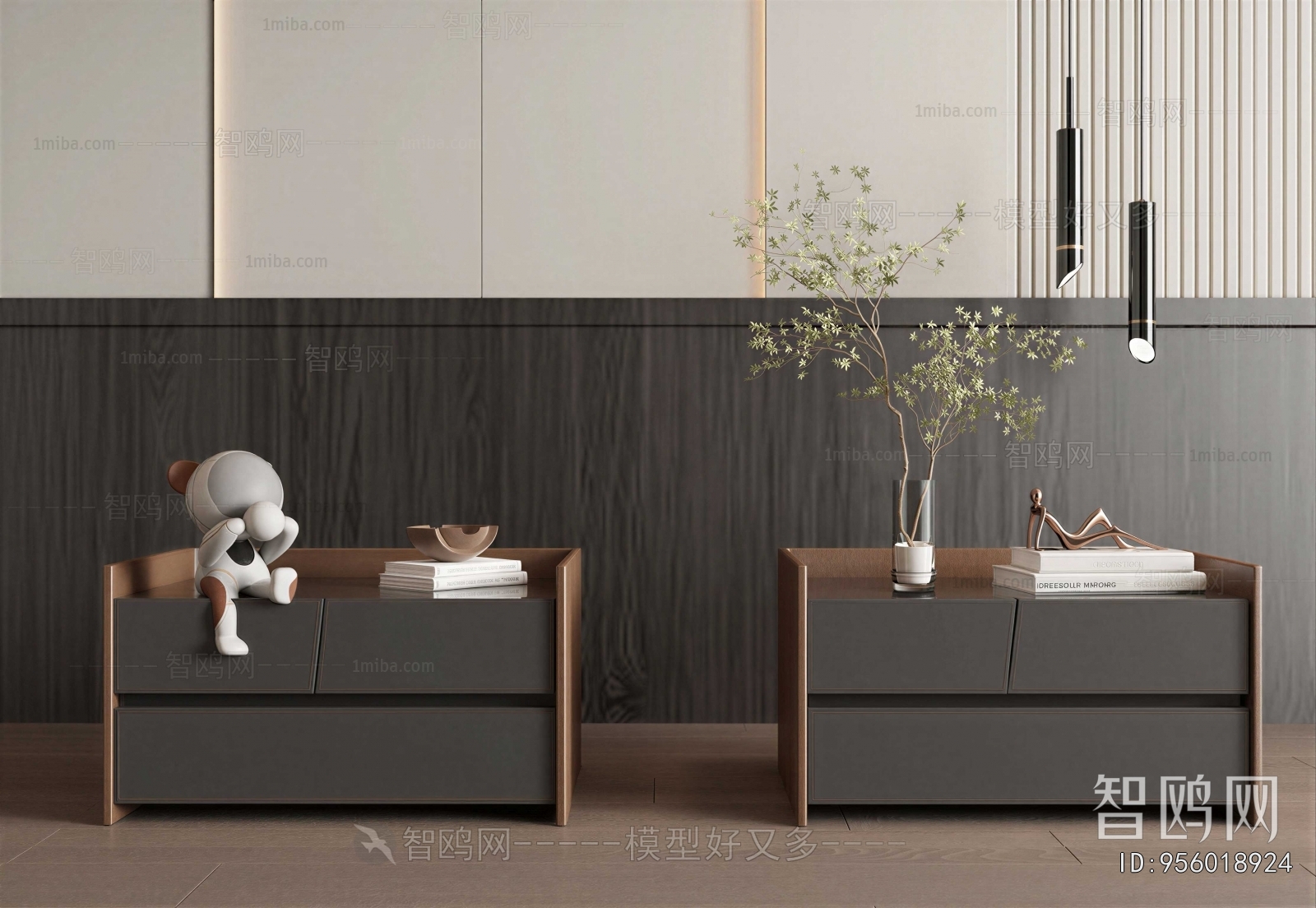 Modern Bedside Cupboard