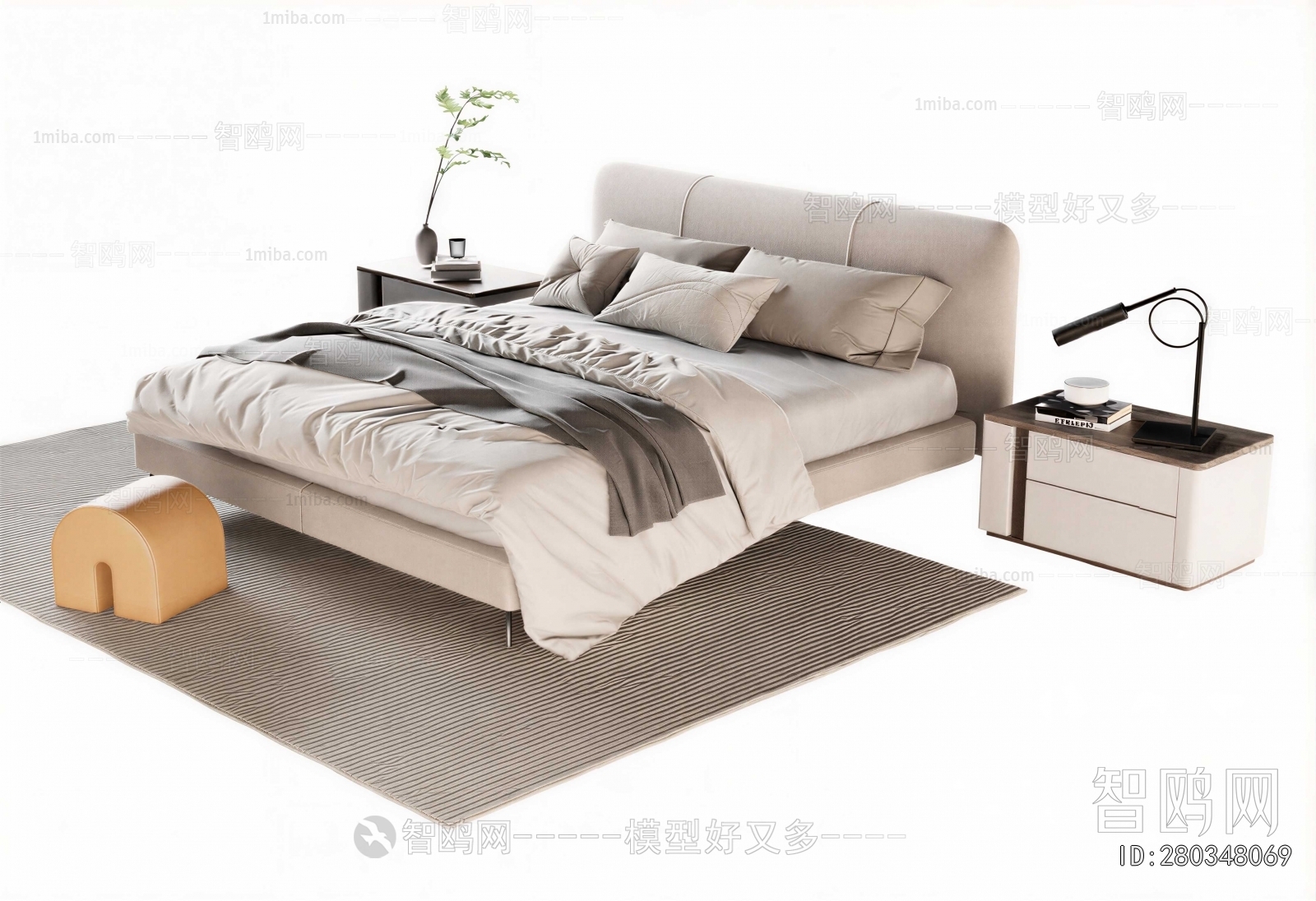 Modern Double Bed