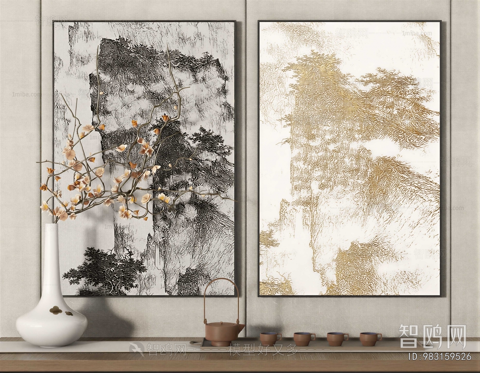 New Chinese Style Painting