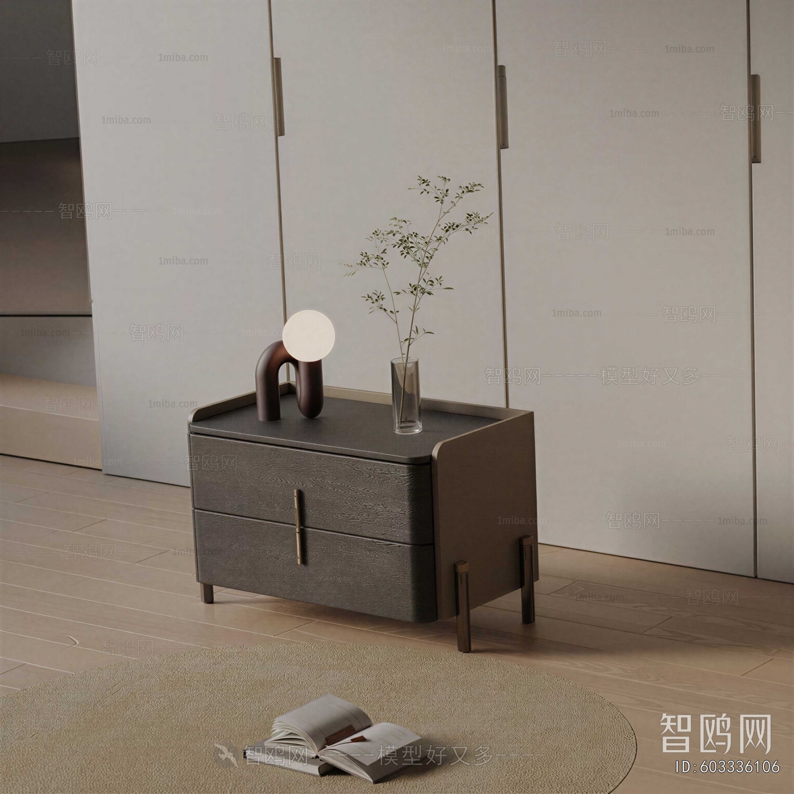 Modern Bedside Cupboard