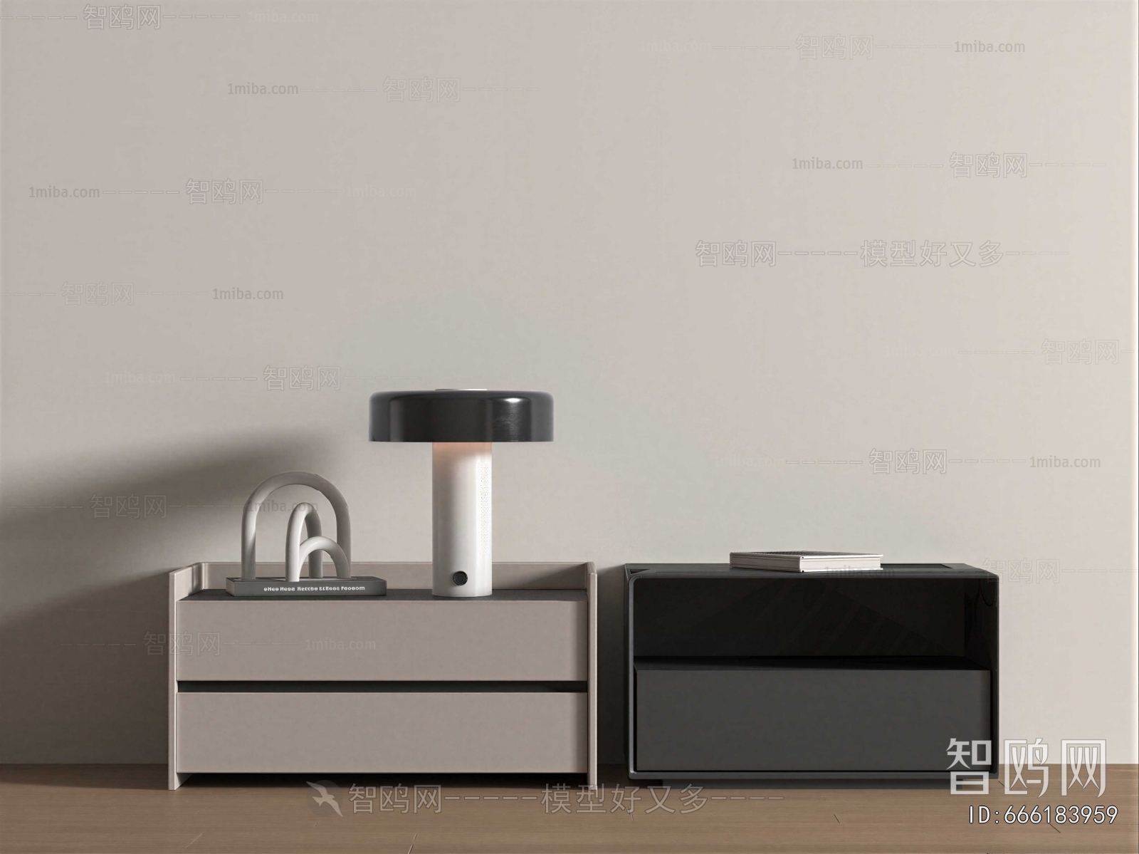 Modern Bedside Cupboard