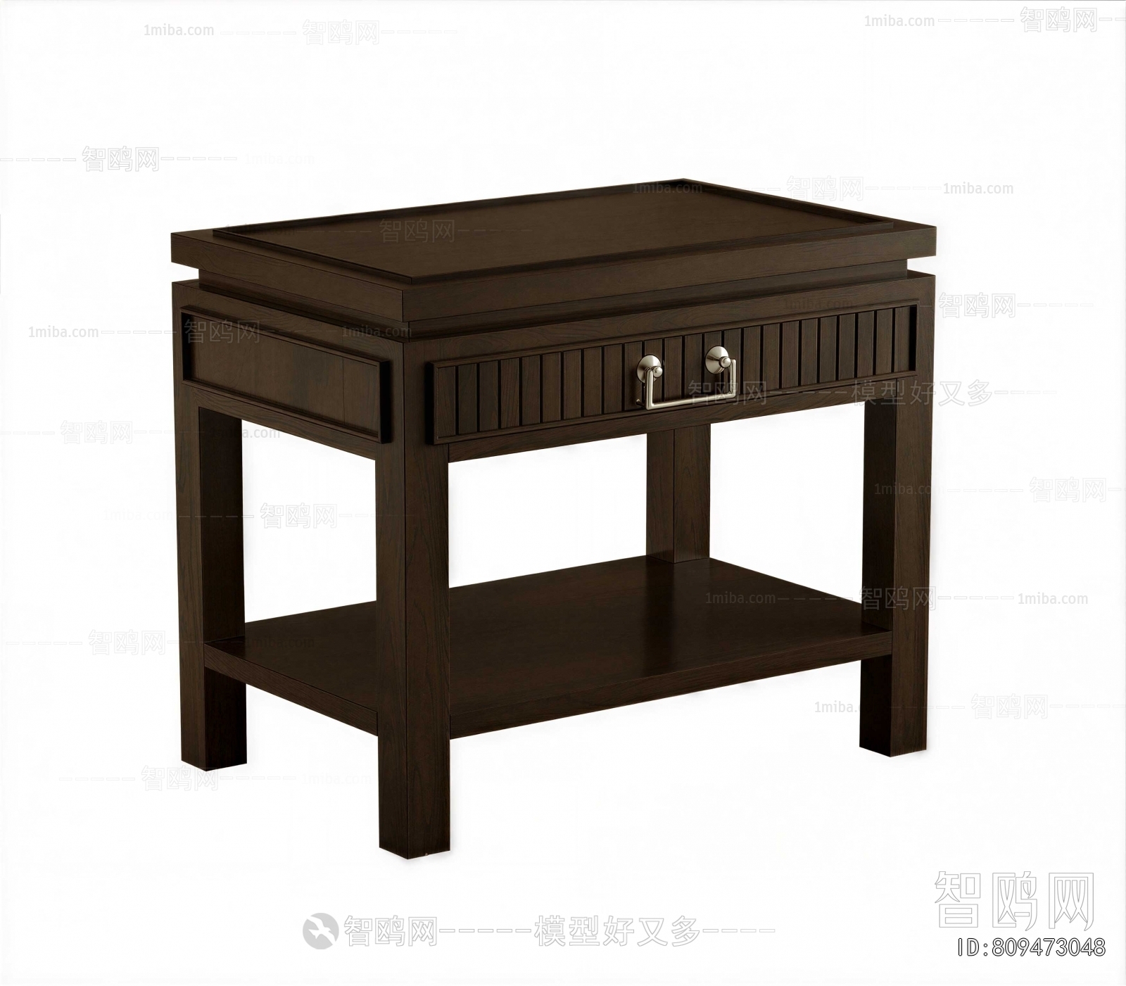 New Chinese Style Bedside Cupboard