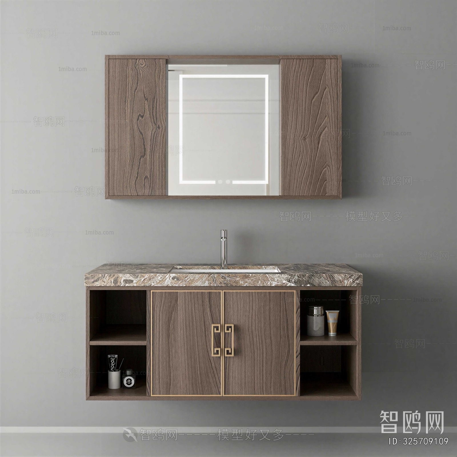 New Chinese Style Bathroom Cabinet
