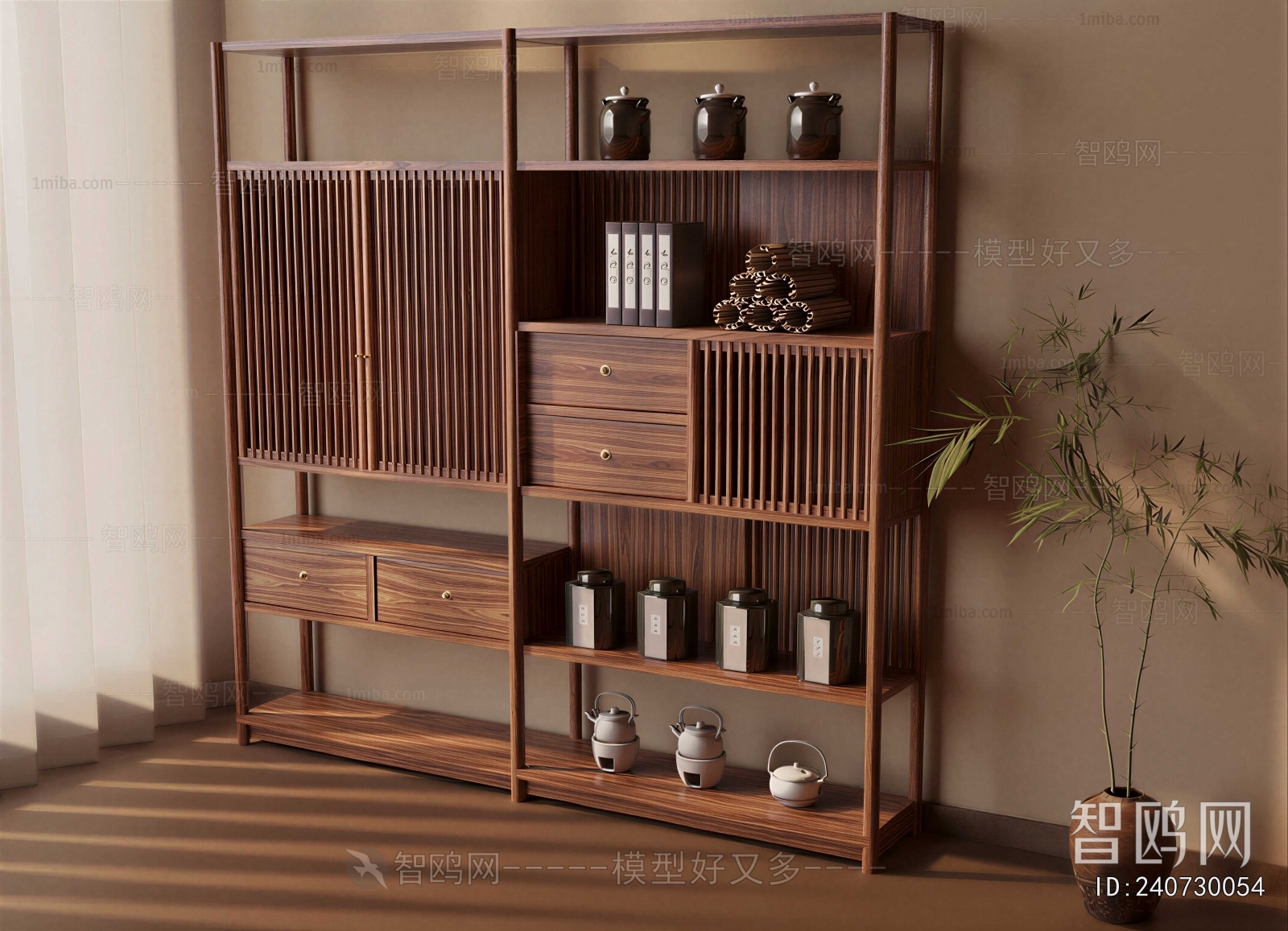 Chinese Style Bookcase