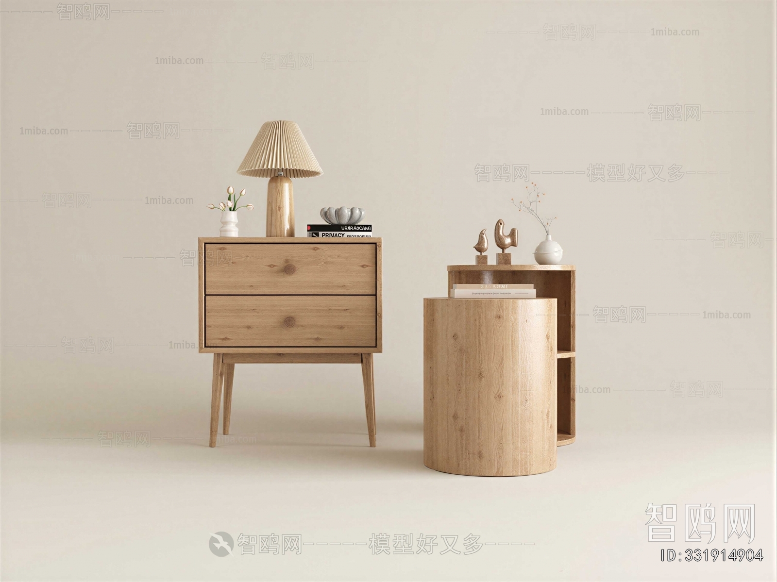 Modern Bedside Cupboard