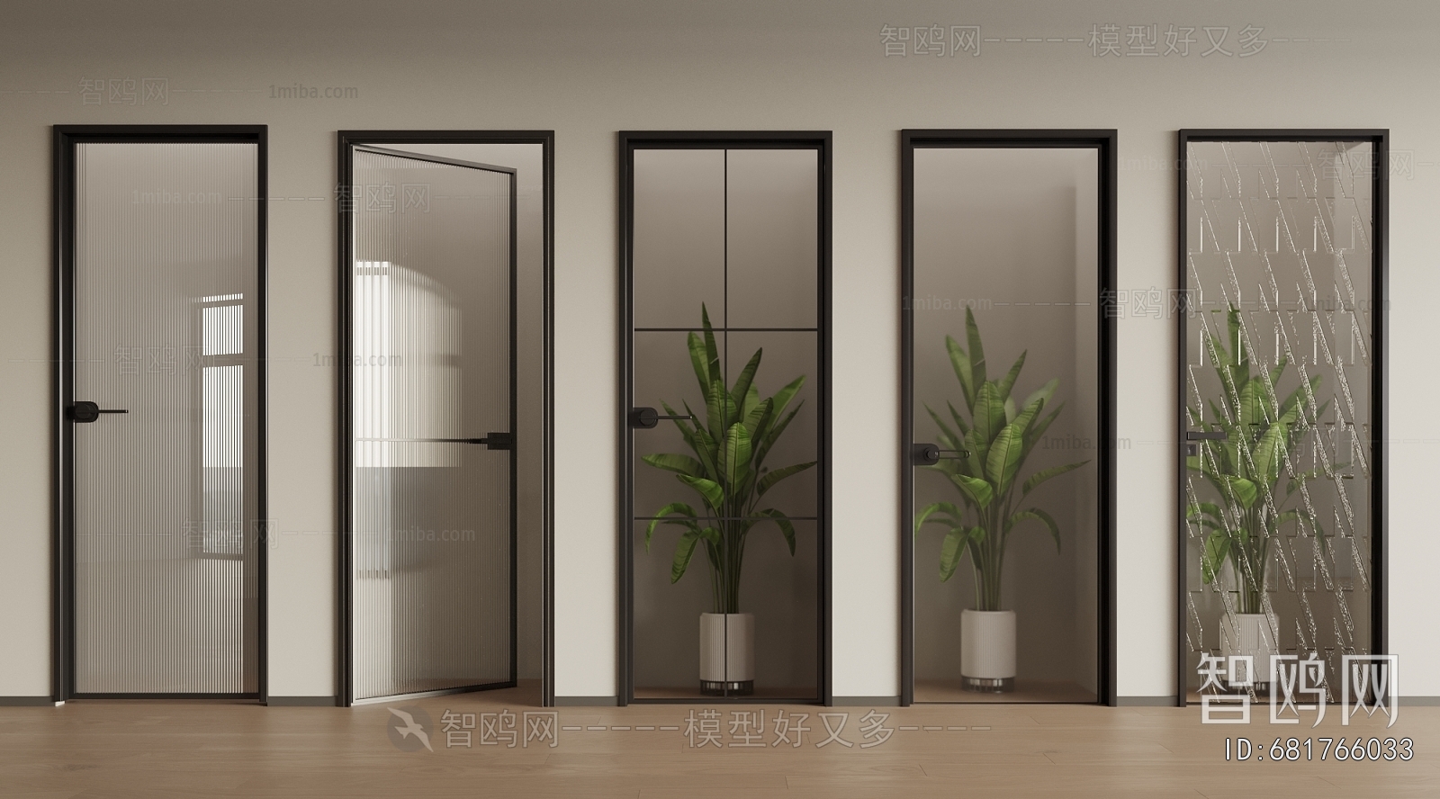 Modern Single Door