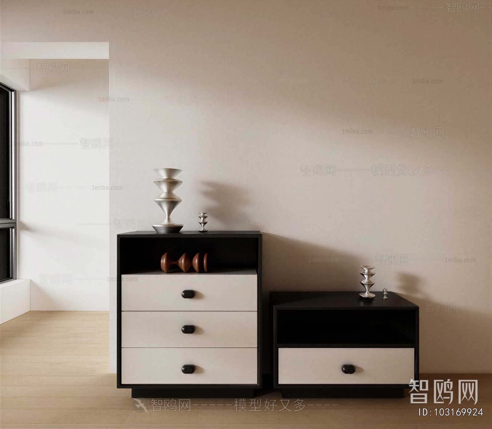 Modern Bedside Cupboard