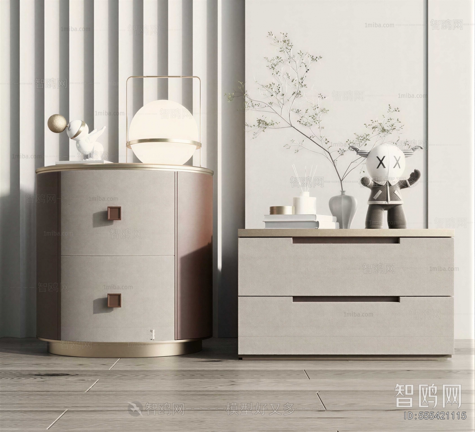 Modern Bedside Cupboard