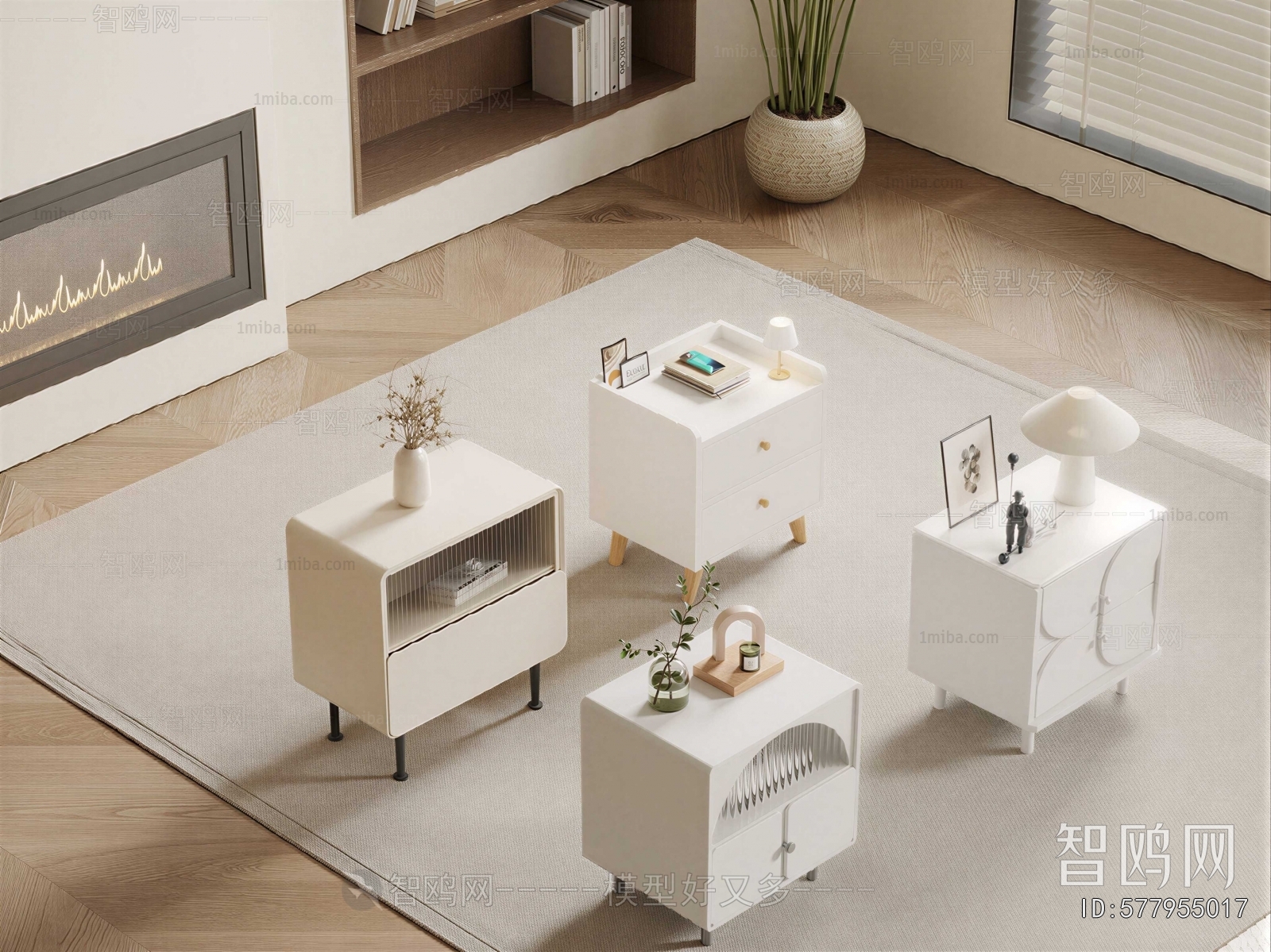 Modern Bedside Cupboard