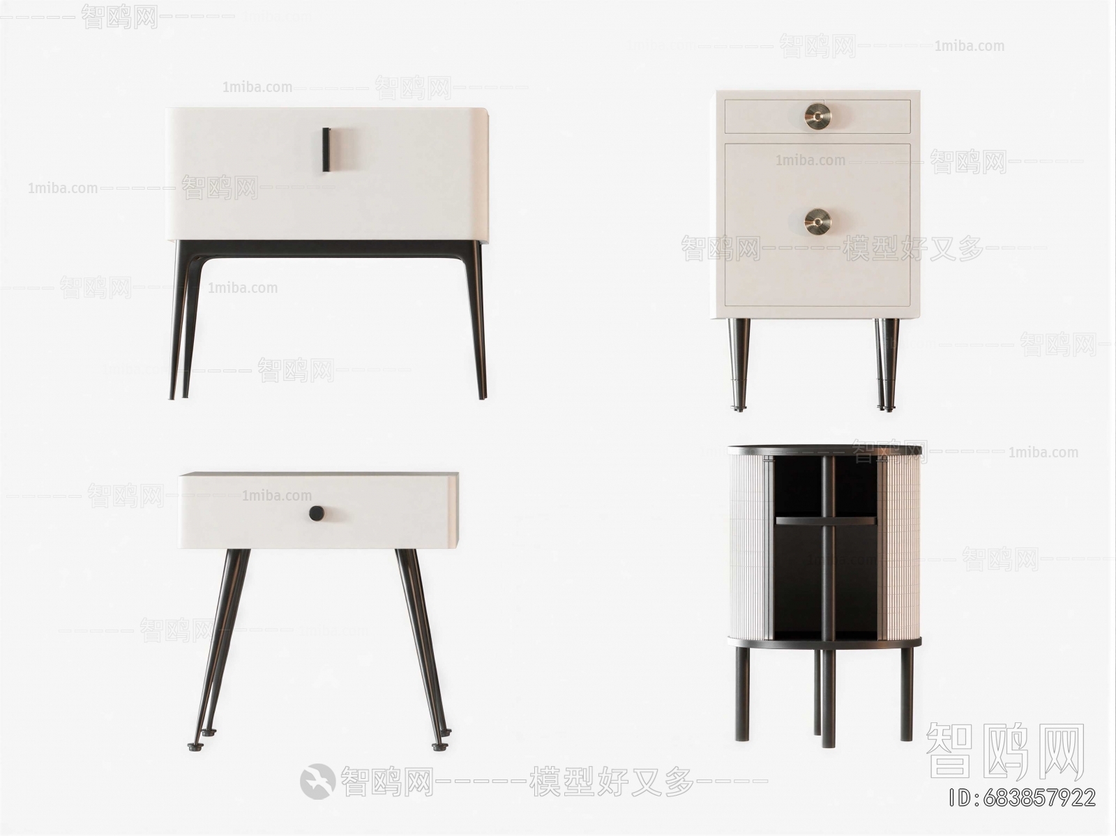 Modern Bedside Cupboard