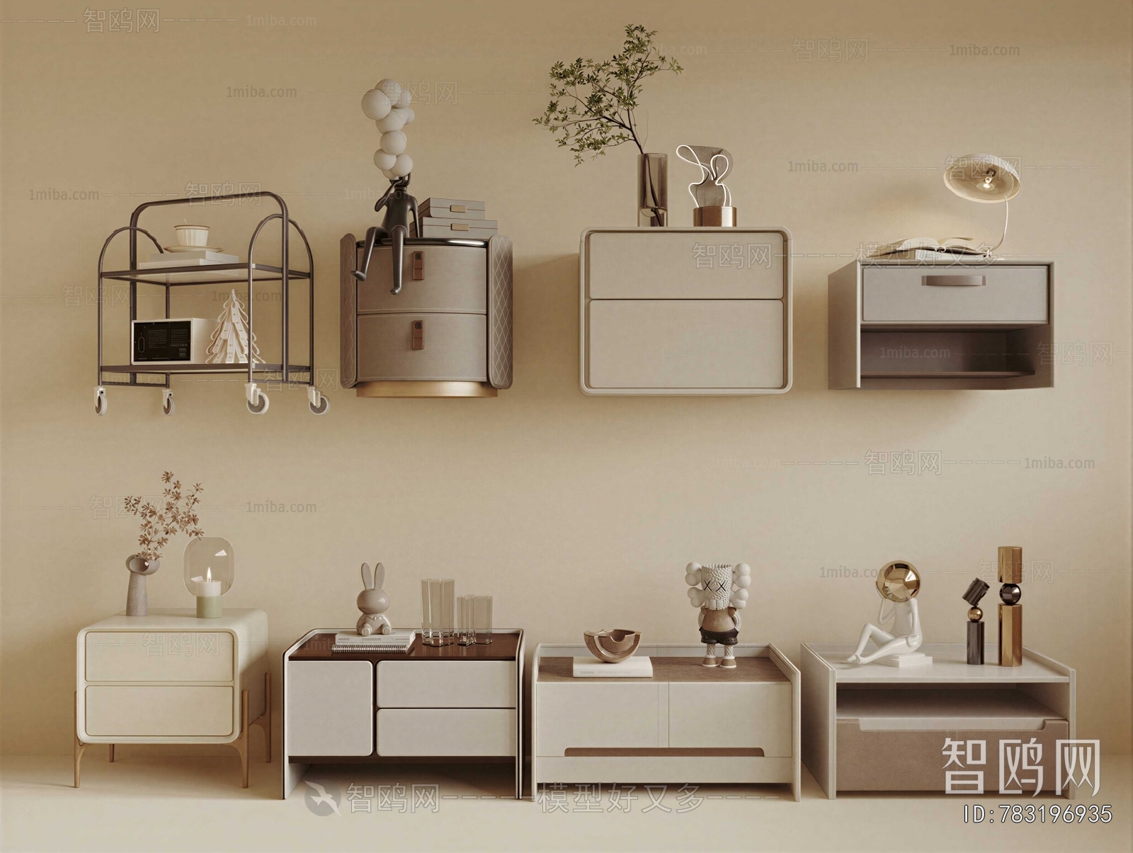 Modern Bedside Cupboard