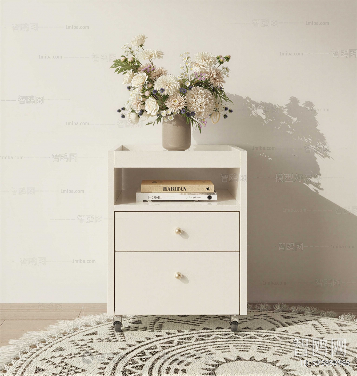 Modern Bedside Cupboard