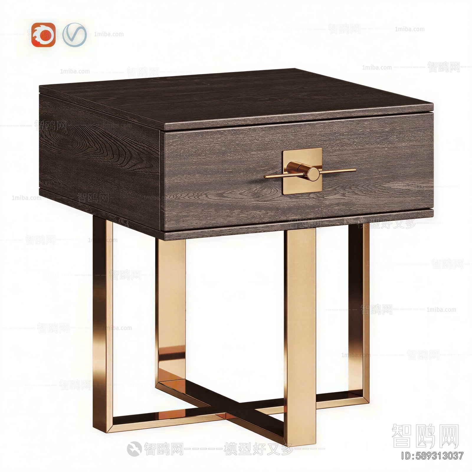 Modern Bedside Cupboard