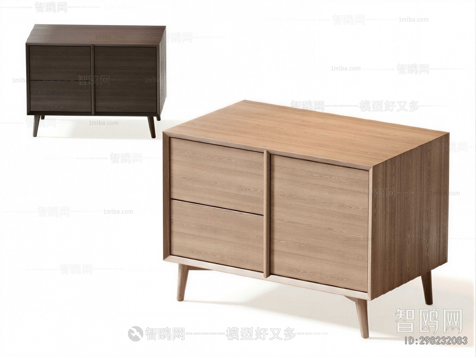 New Chinese Style Bedside Cupboard