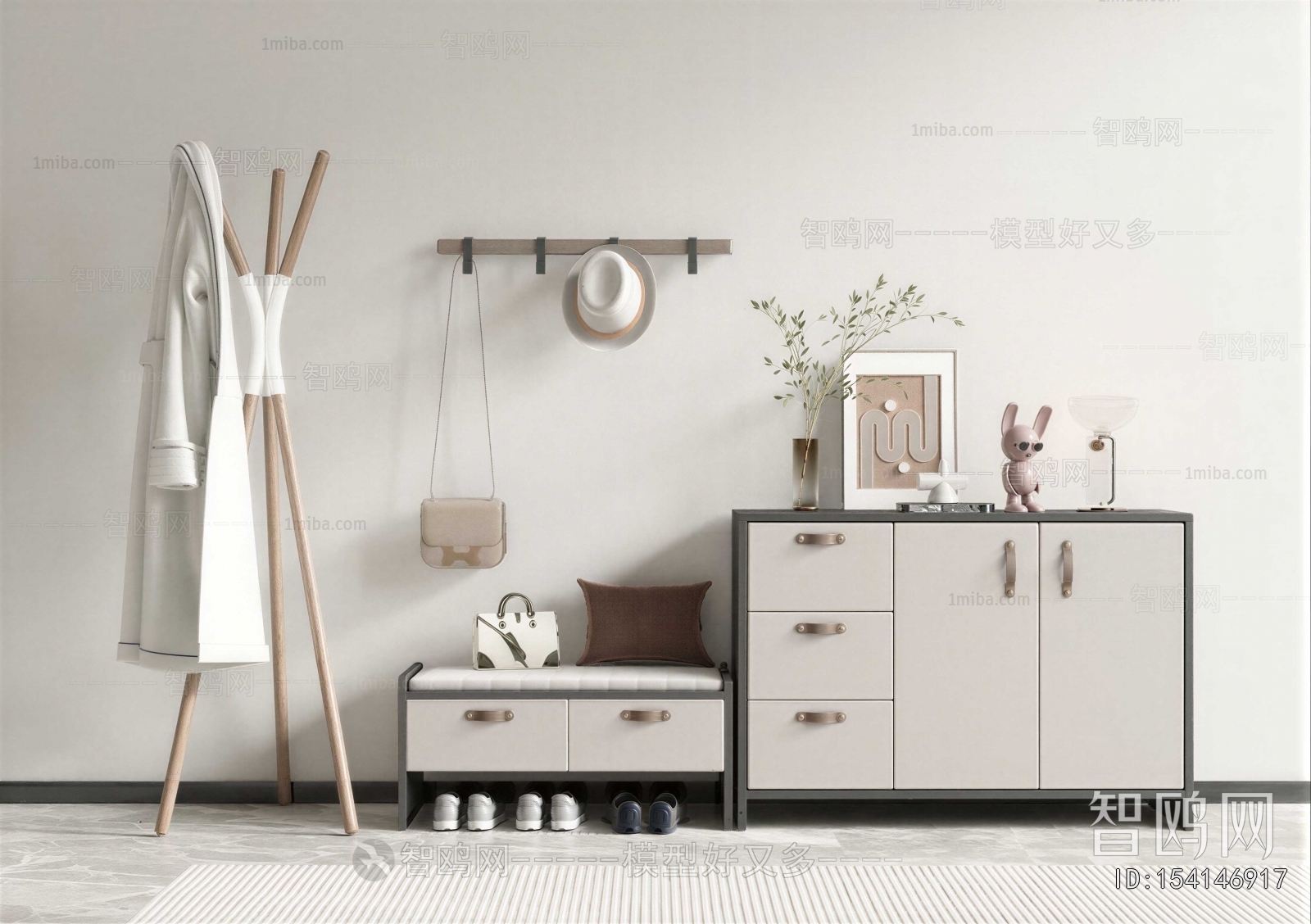 Nordic Style Shoe Cabinet