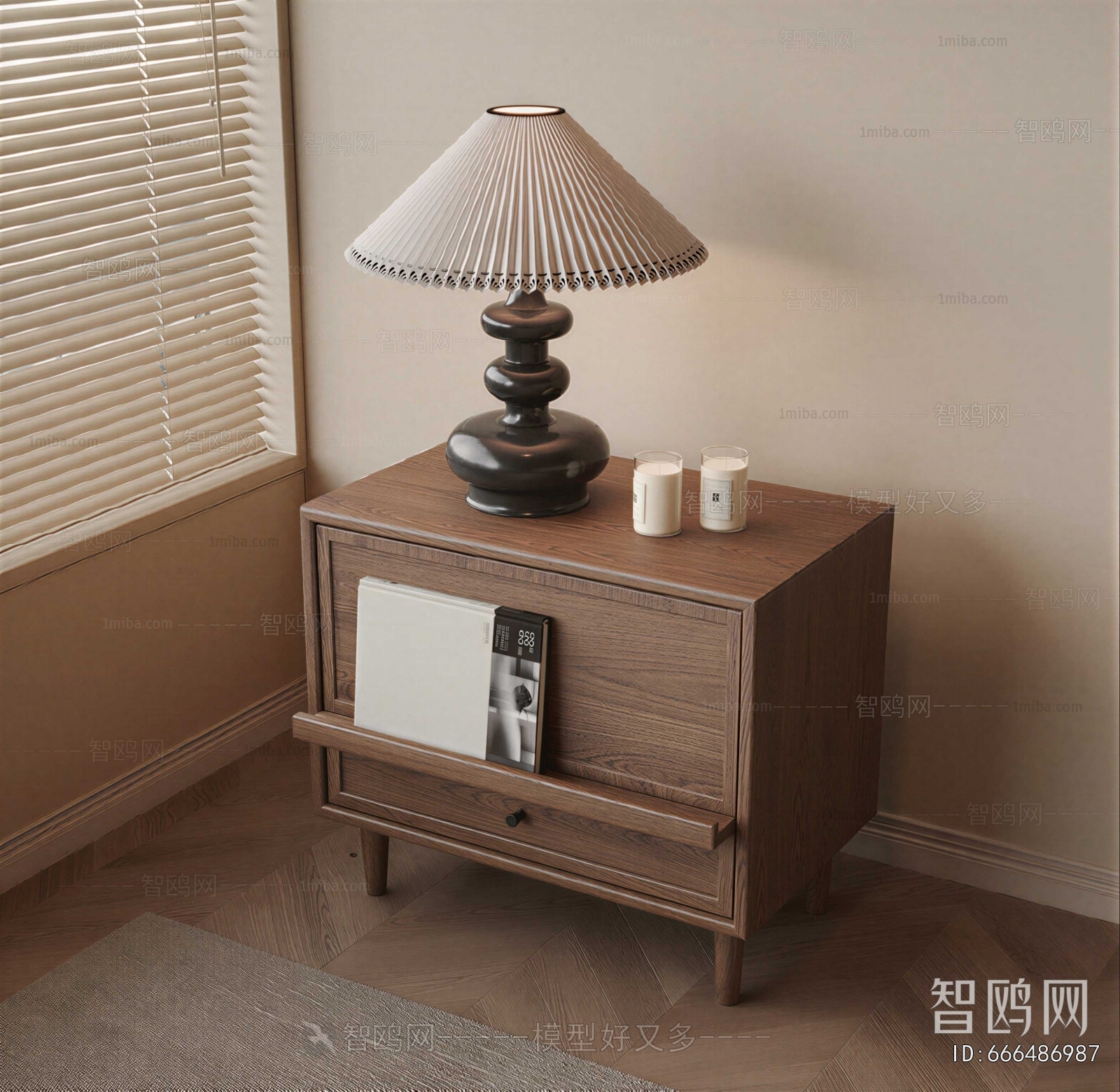 Modern Bedside Cupboard