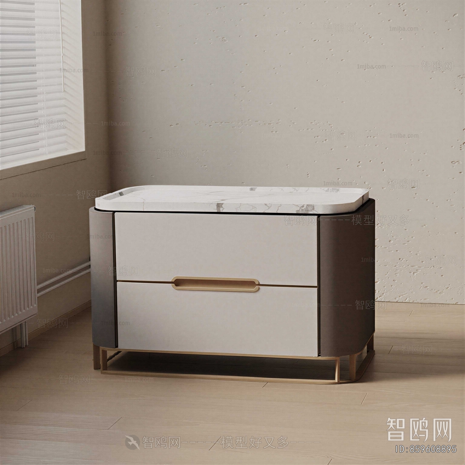 Modern Bedside Cupboard