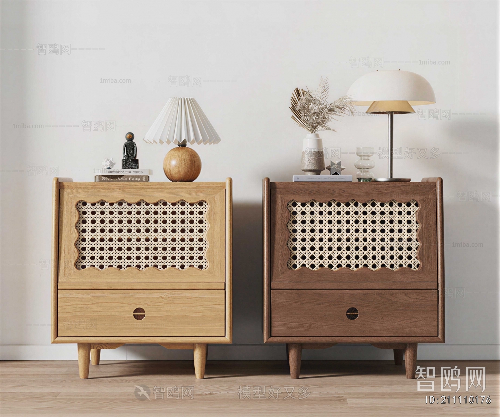 Nordic Style Bedside Cupboard