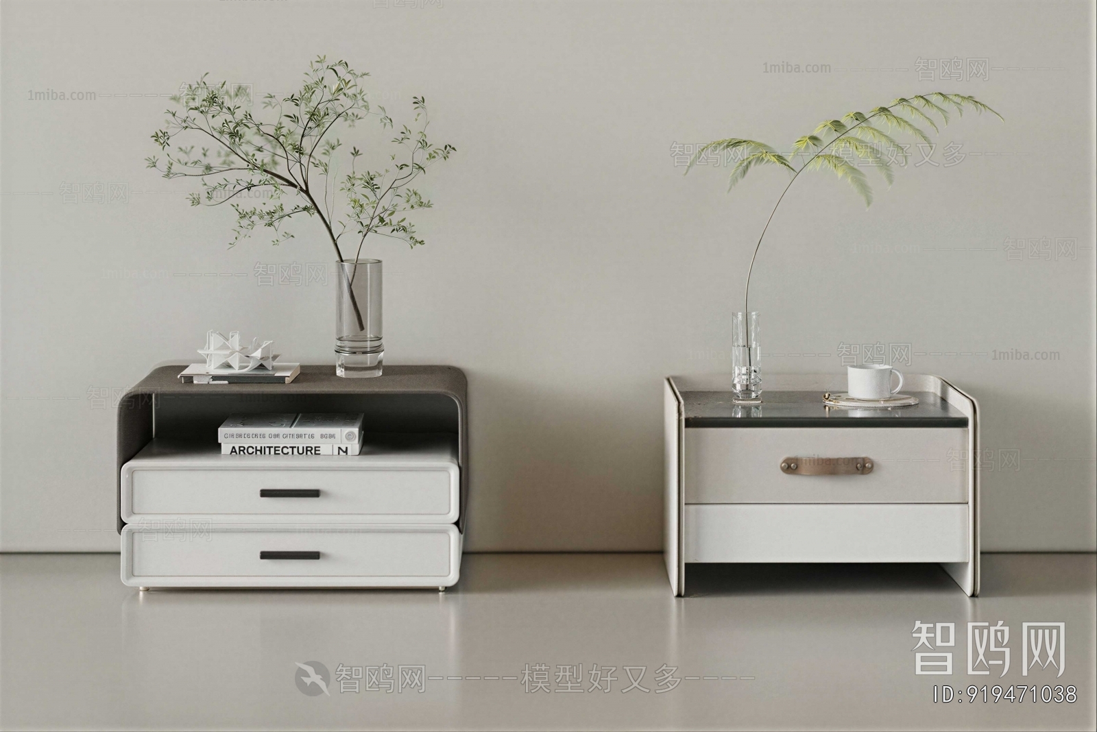 Modern Bedside Cupboard