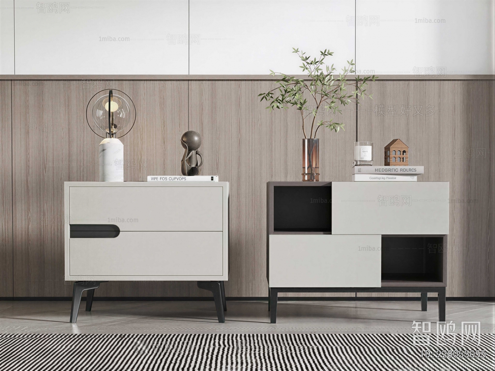 Modern Bedside Cupboard