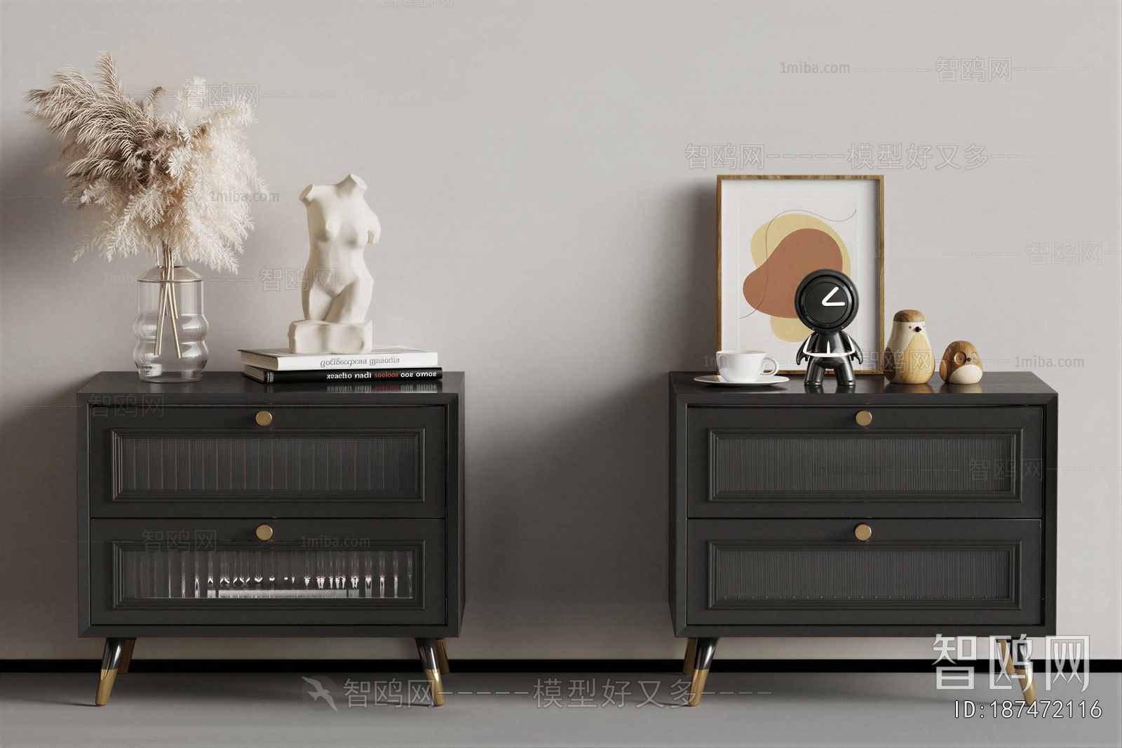 Modern Bedside Cupboard