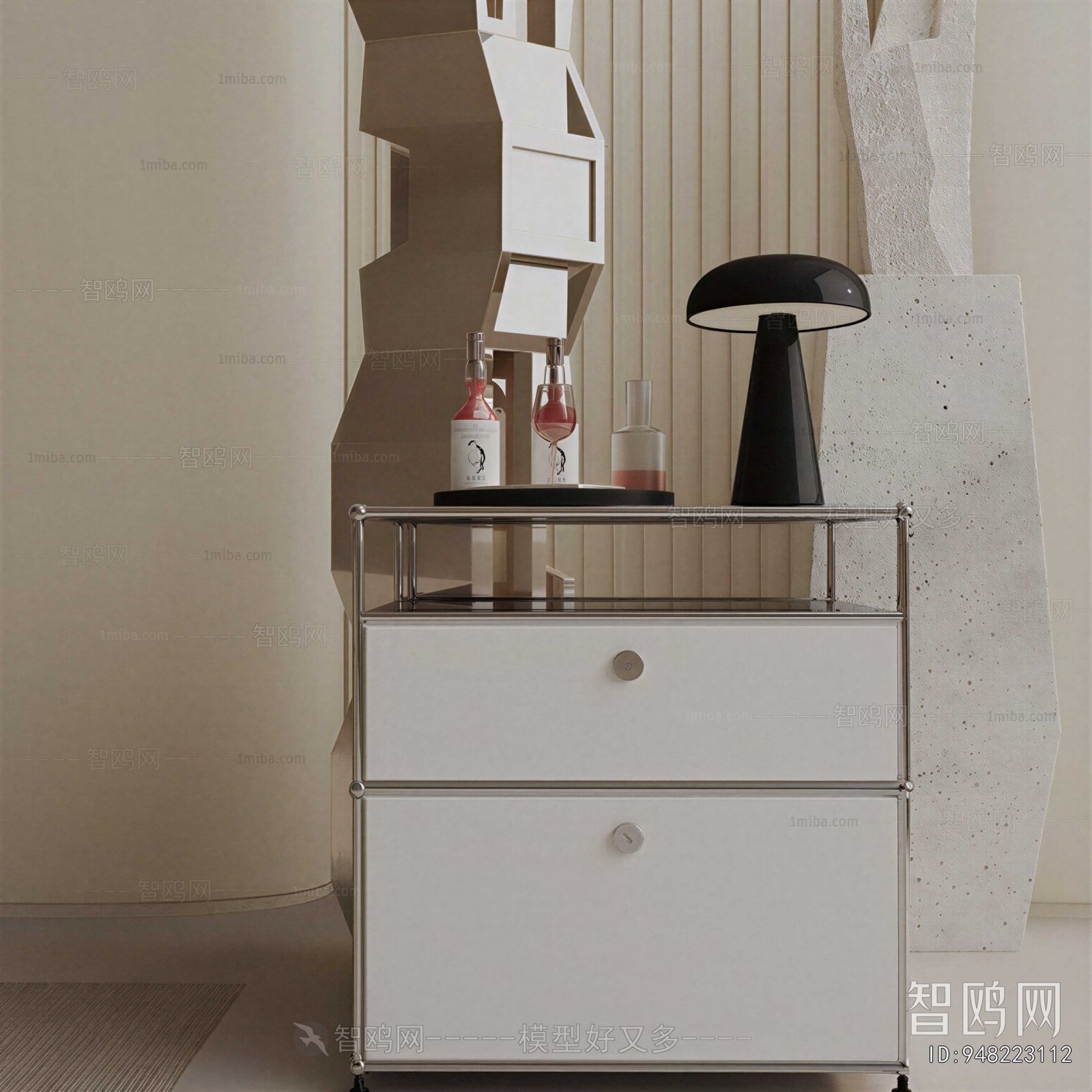 Modern Bedside Cupboard