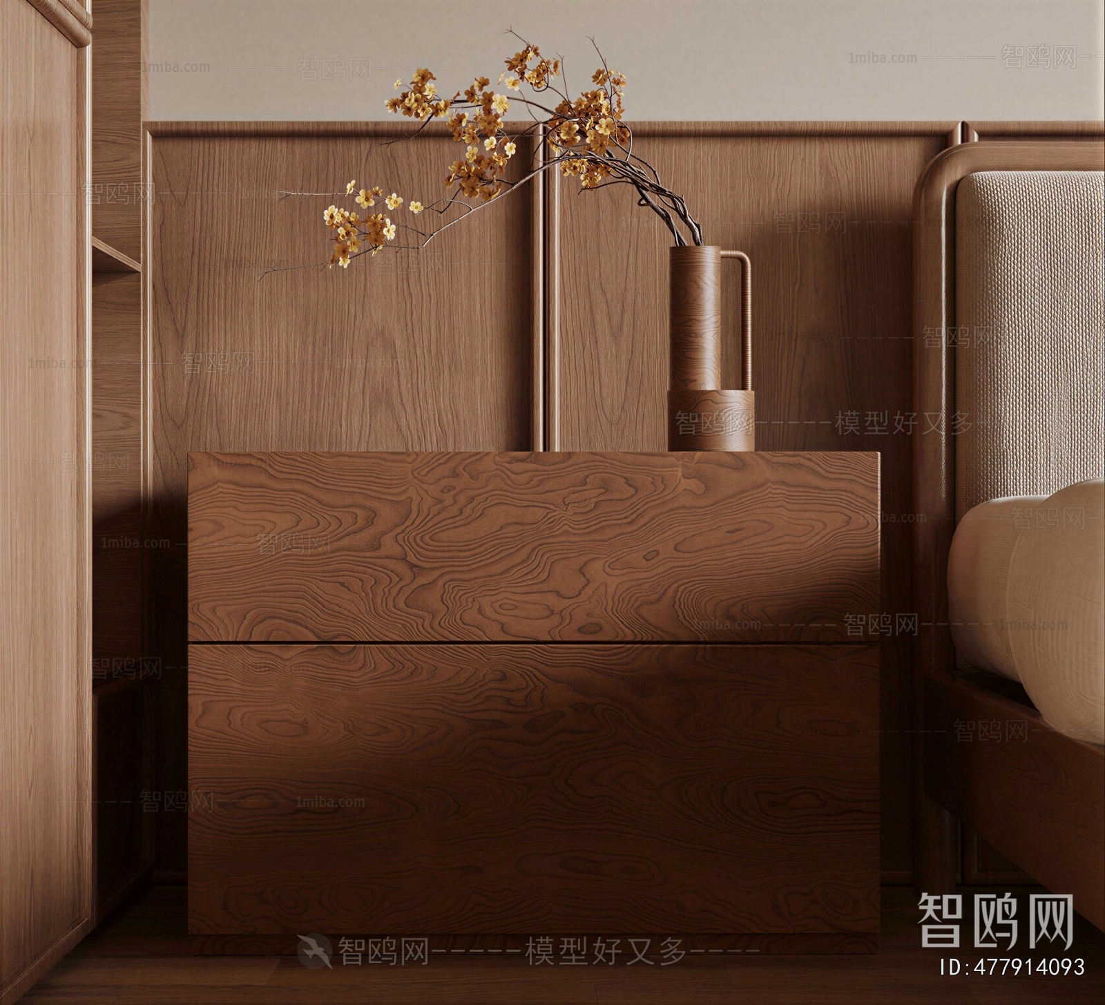 Modern Bedside Cupboard