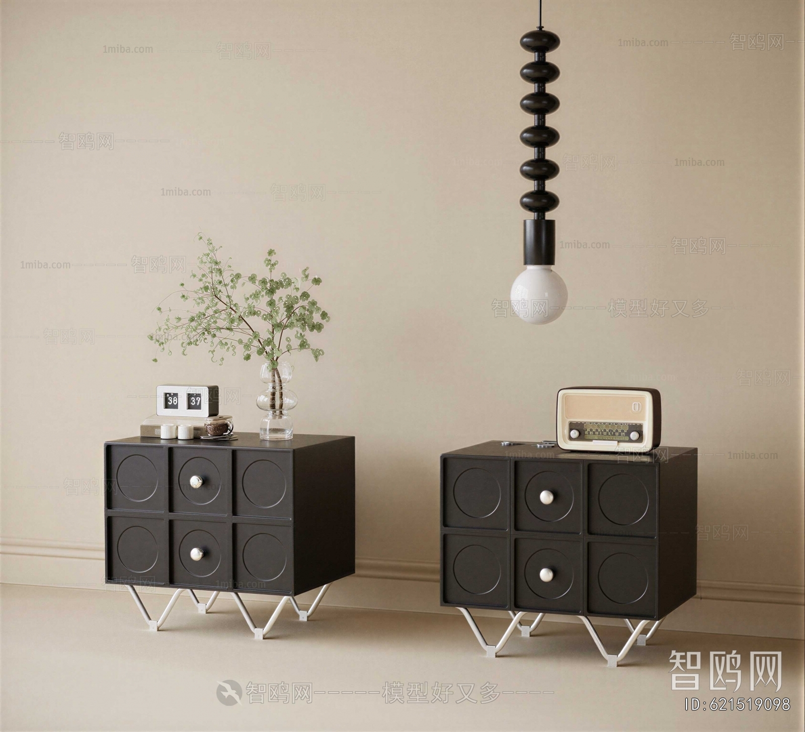 Modern Bedside Cupboard