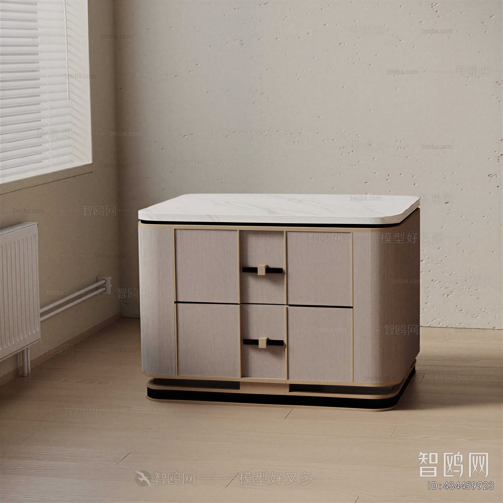 Modern Bedside Cupboard