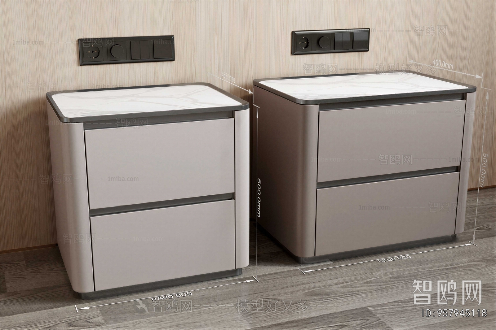 Modern Bedside Cupboard