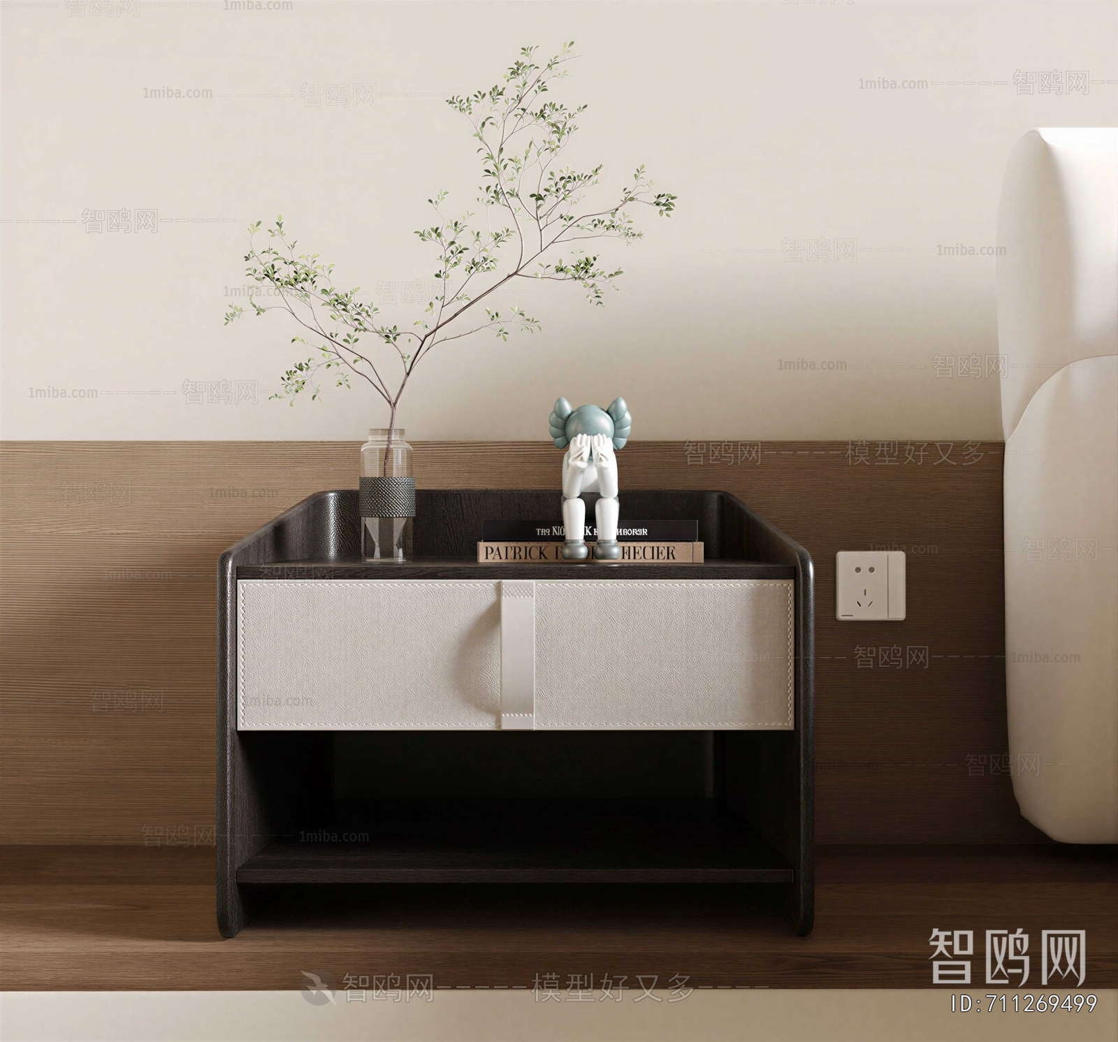 Modern Bedside Cupboard