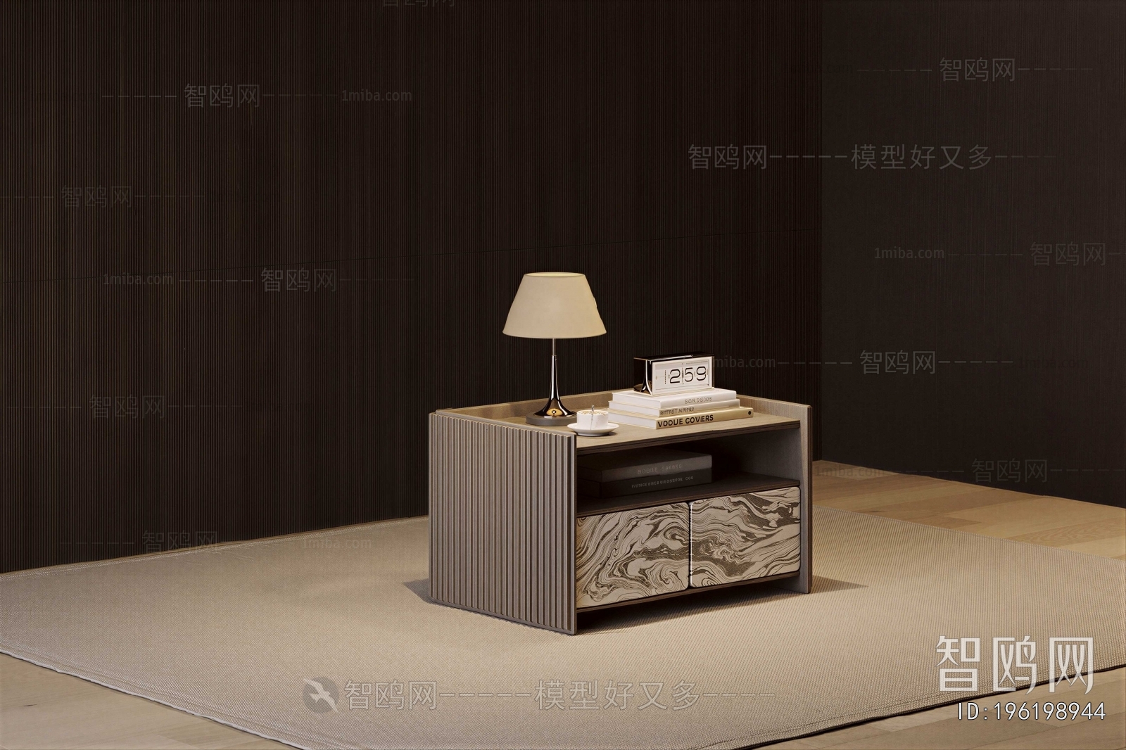 Modern Bedside Cupboard