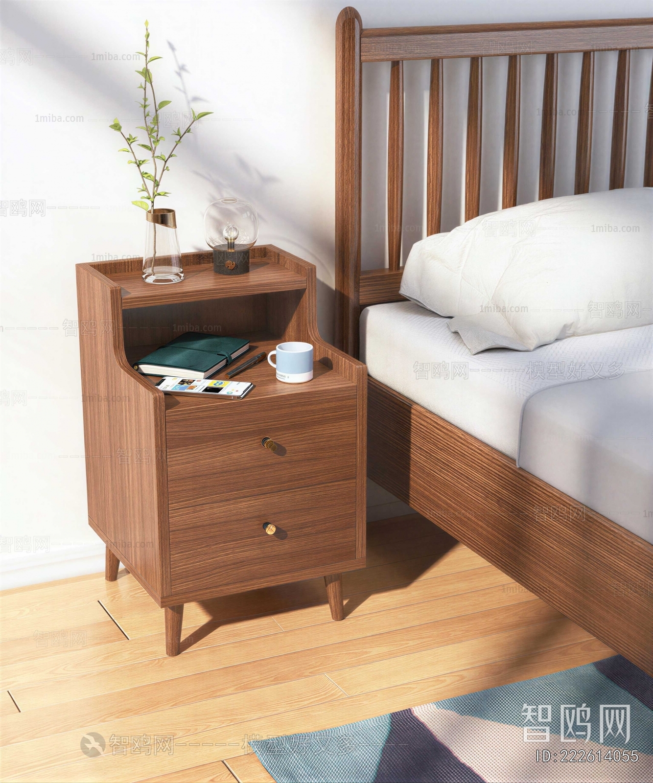 Modern Bedside Cupboard