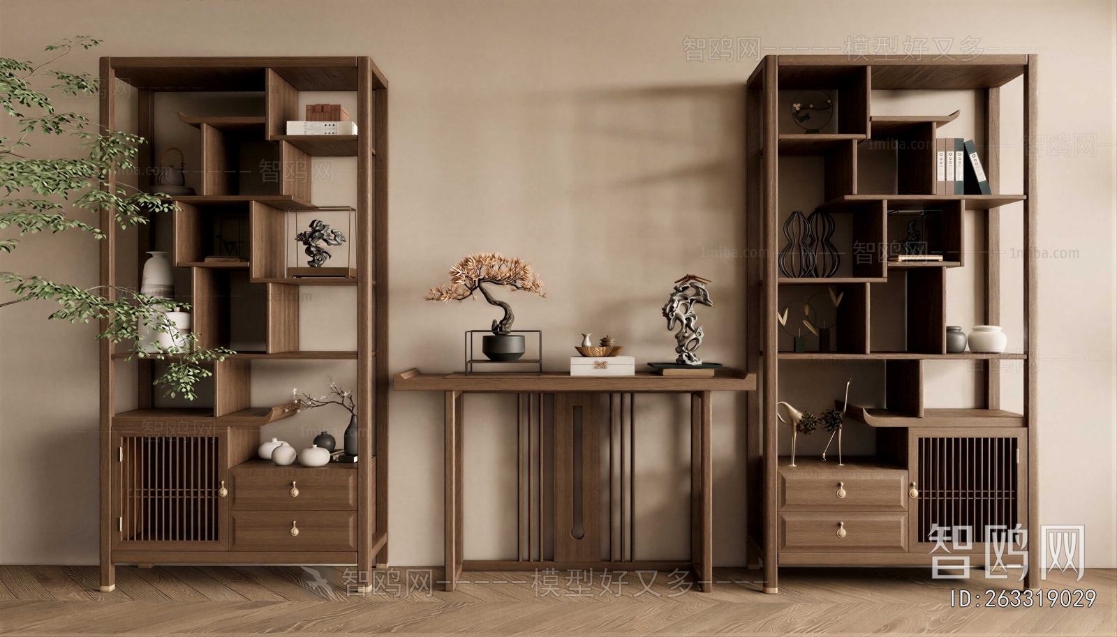 New Chinese Style Antique Rack