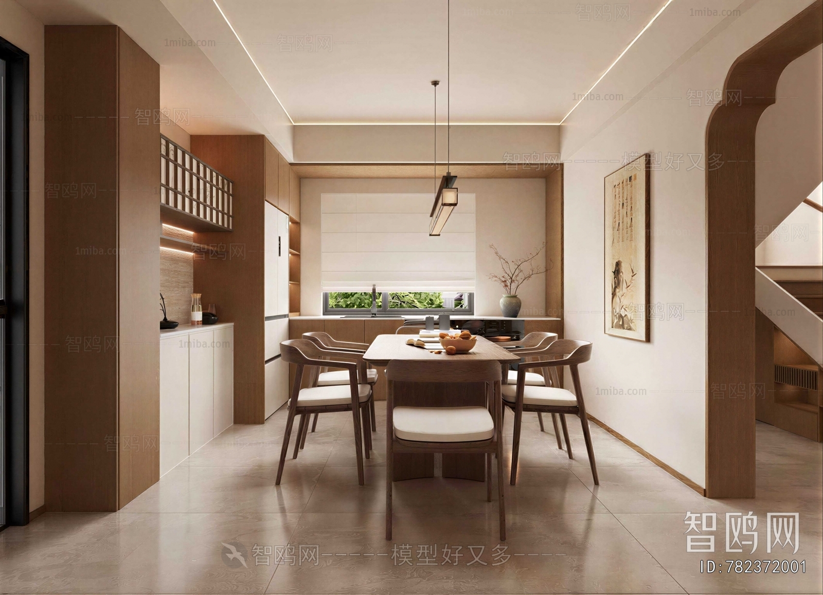 New Chinese Style Dining Room