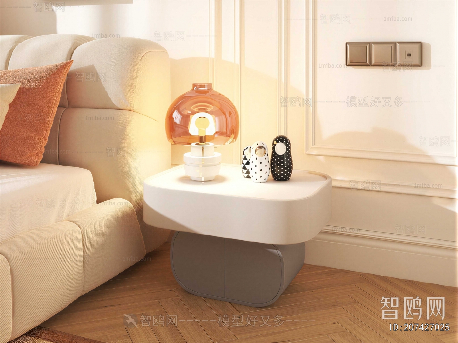 Modern Bedside Cupboard