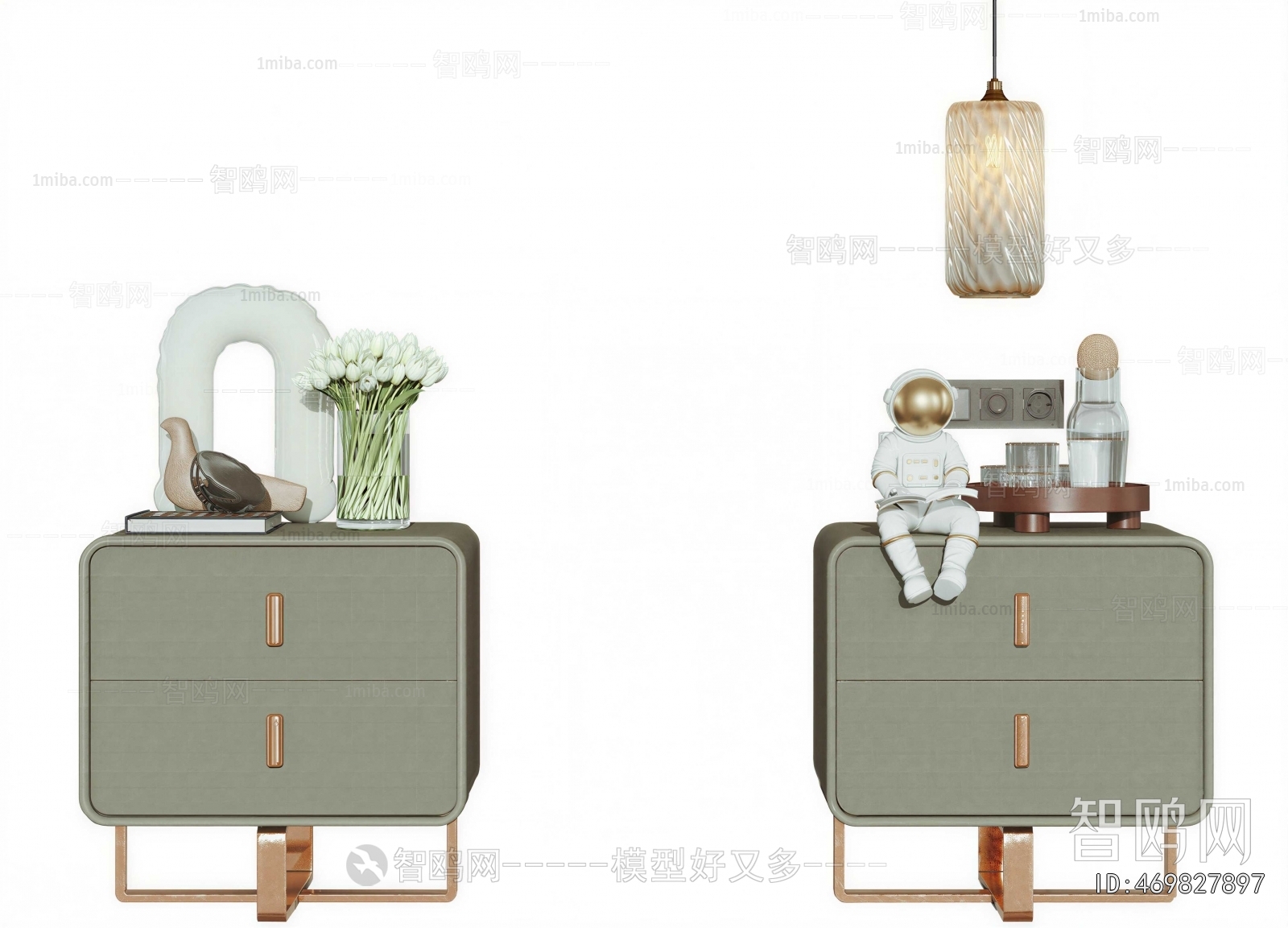 Modern Bedside Cupboard