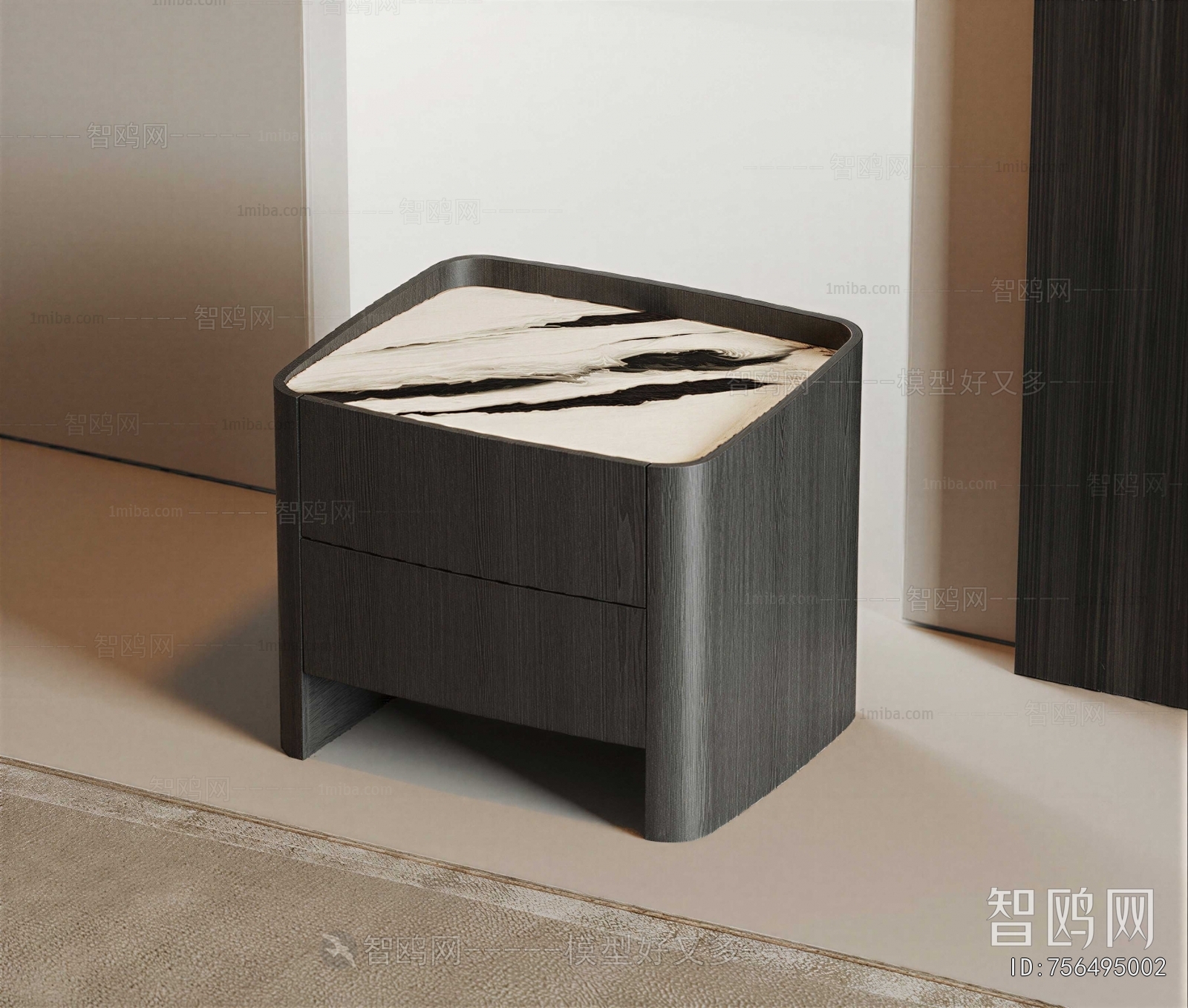 Modern Bedside Cupboard