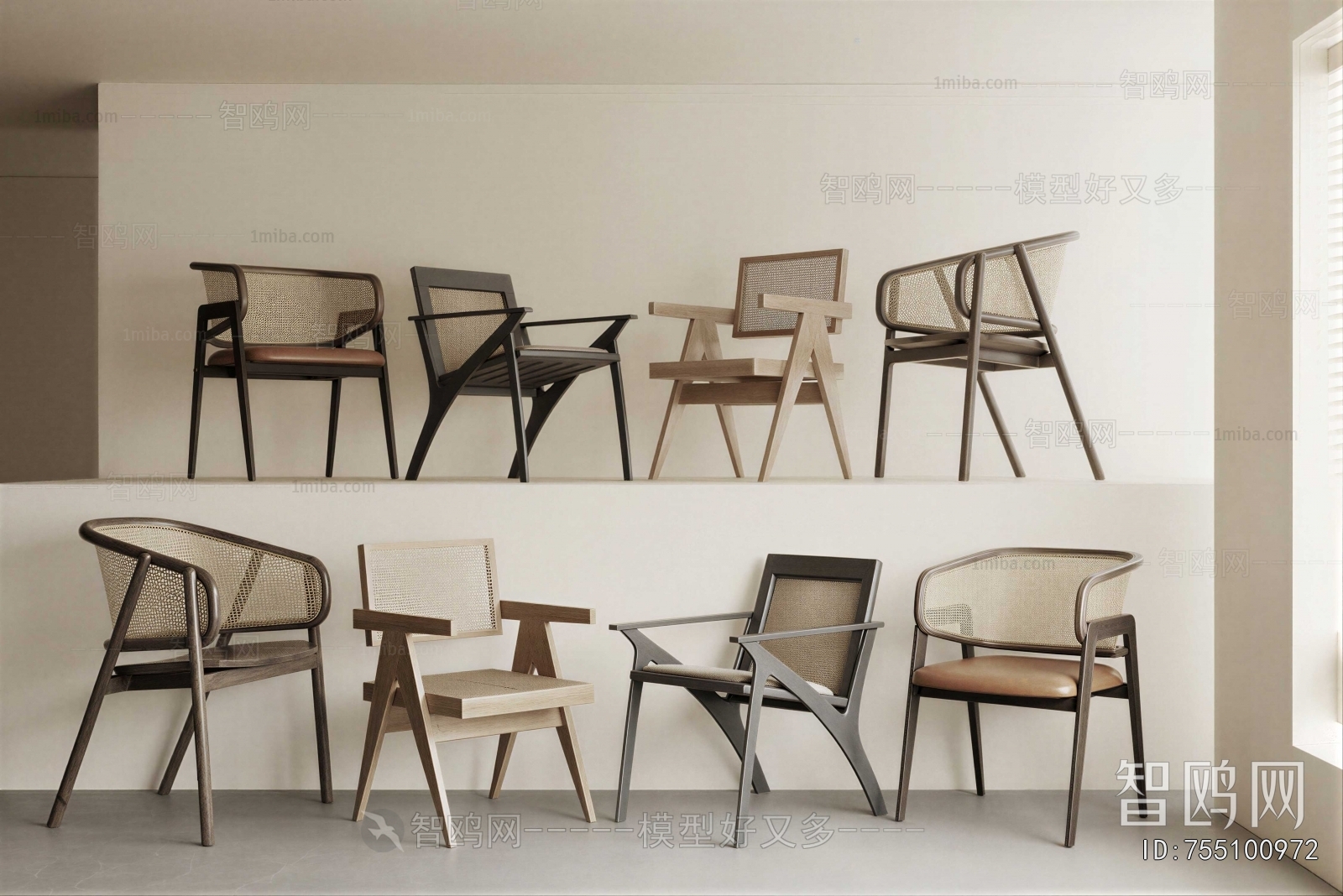 New Chinese Style Lounge Chair