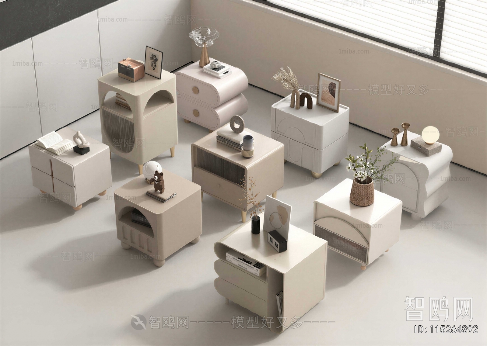 Modern Bedside Cupboard