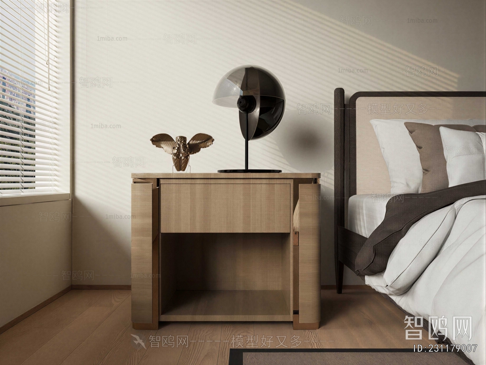 Modern Bedside Cupboard