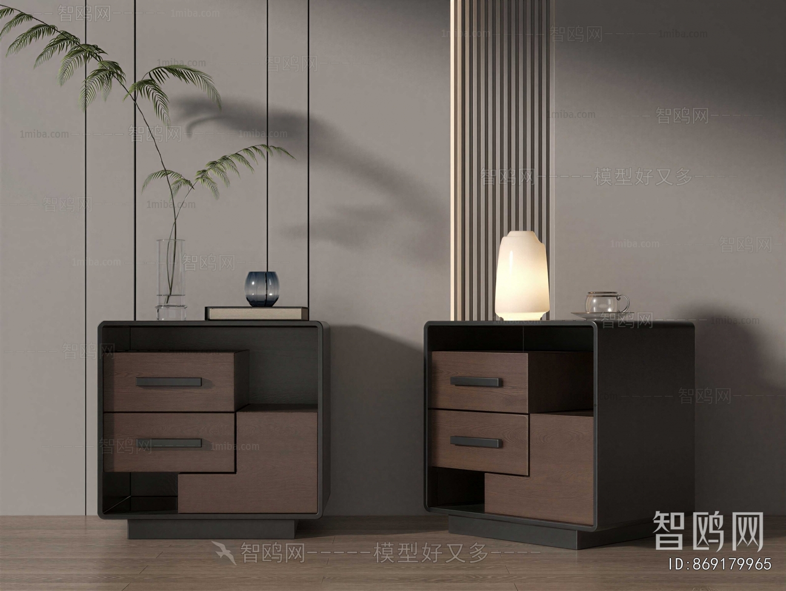 Modern Bedside Cupboard