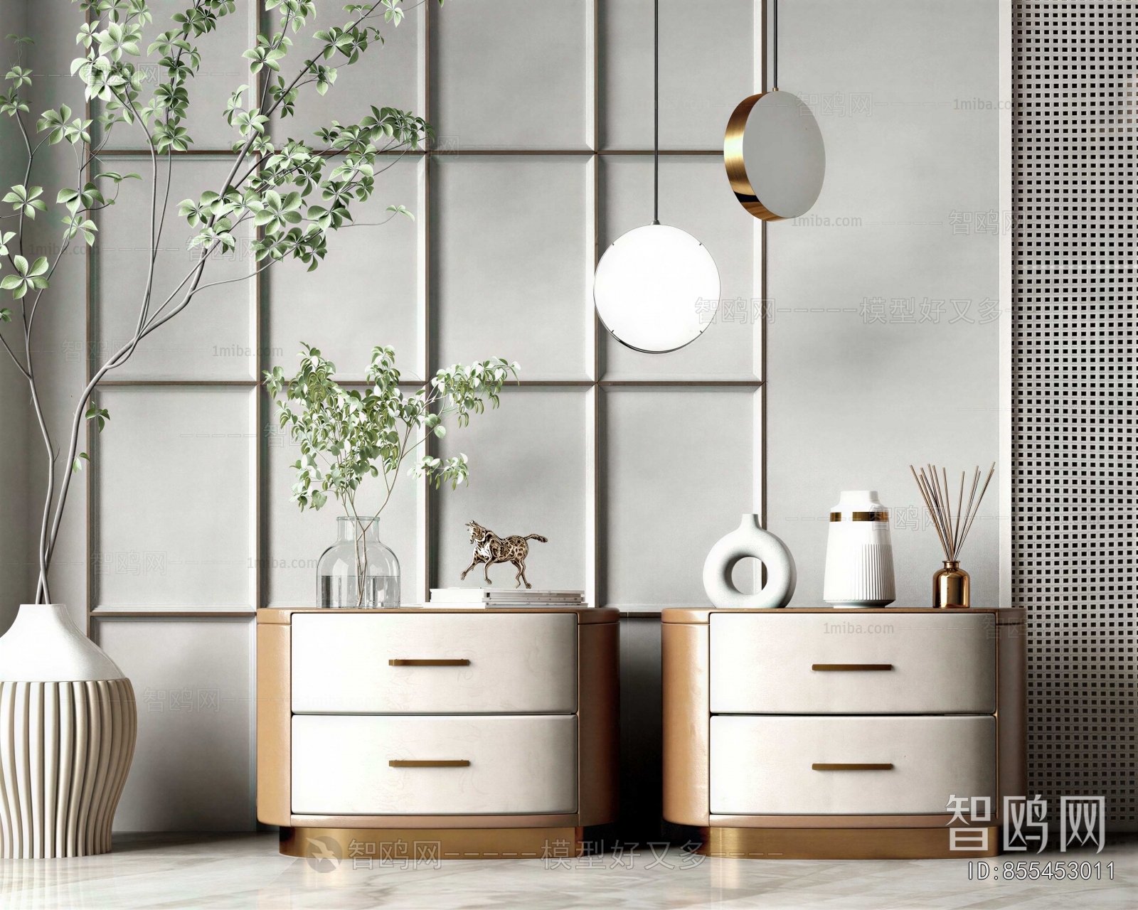 Modern Bedside Cupboard